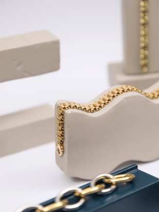 pulsera  de oro combinado