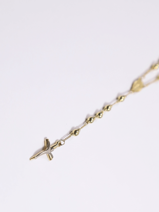 Rosario de oro amarillo