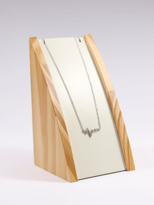 Colgante con dije de piedras cubic circonia irregulares